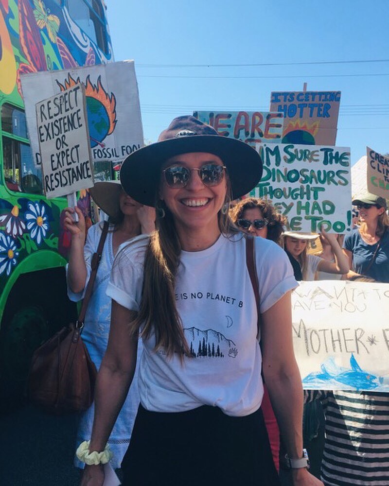 Ash at Climate strikes